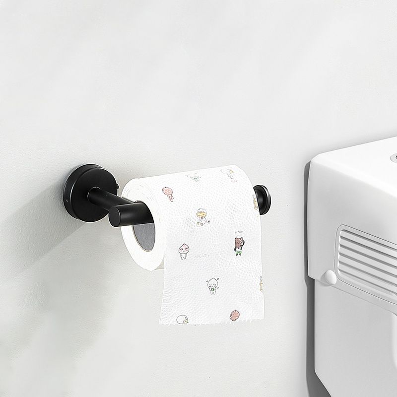 BowLift | Modern Bathroom Hardware Set in Stainless Steel Brushed Chrome Towel Bar/Ring & Bathrobe Hook