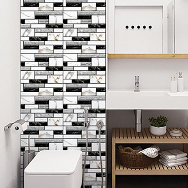 BowLift | Plastic Peel and Stick Tiles 3D Square Waterproof Peel and Stick Tiles