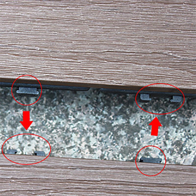 BowLift | Outdoor Ground Board Strips Composite Waterproof Square Deck Board