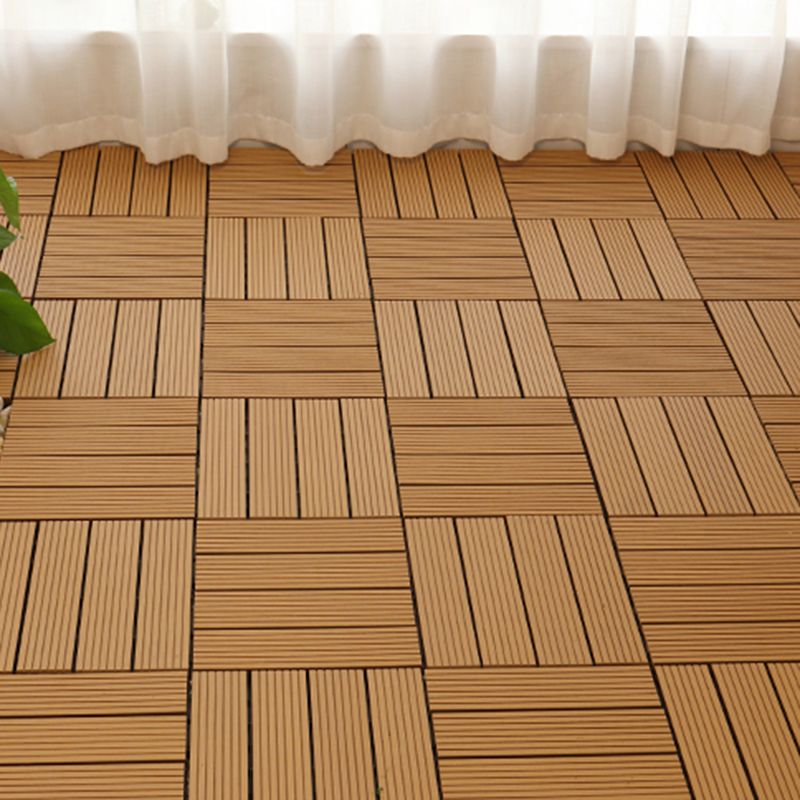BowLift | Square PVC Deck/Patio Floor Tiles Interlocking Installation Outdoor Patio Tiles