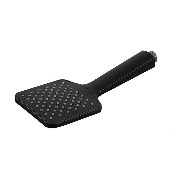 BowLift | Modern square matte black shower head rainfall shower head combo