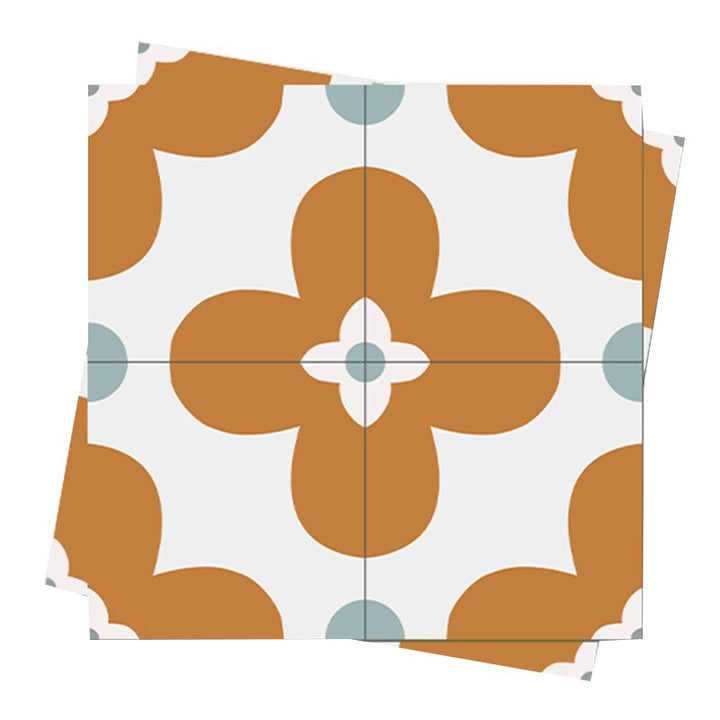 BowLift | Square Inner Layer Vinyl Flooring Flower Pattern Peel and Stick Waterproof Vinyl Flooring