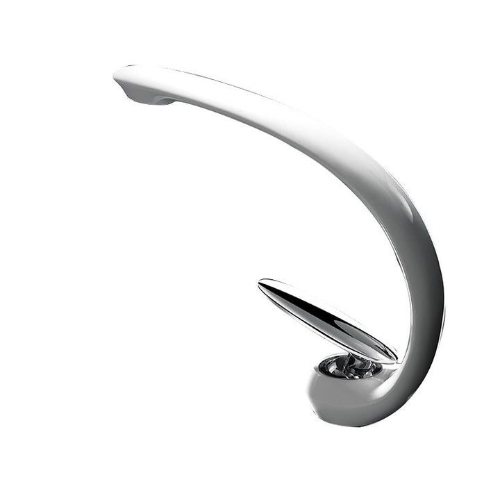 BowLift | Unique bathroom waterfall faucet brass sink tap
