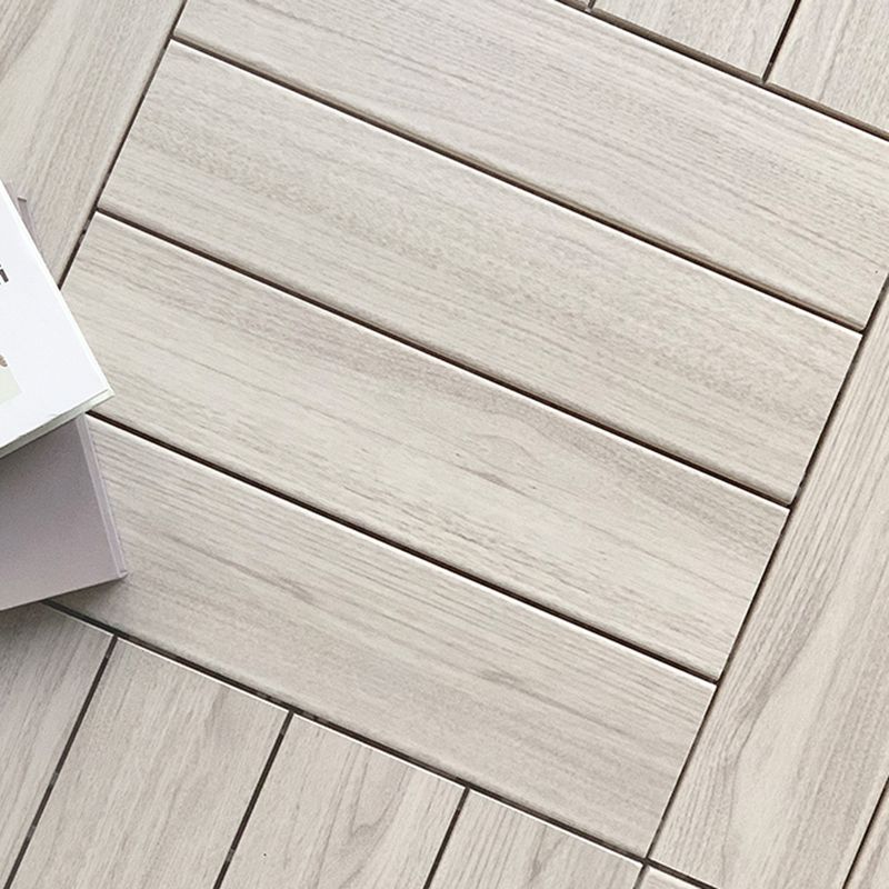 BowLift | Ground Patio Square Stripe Composite Waterproof Deck Board