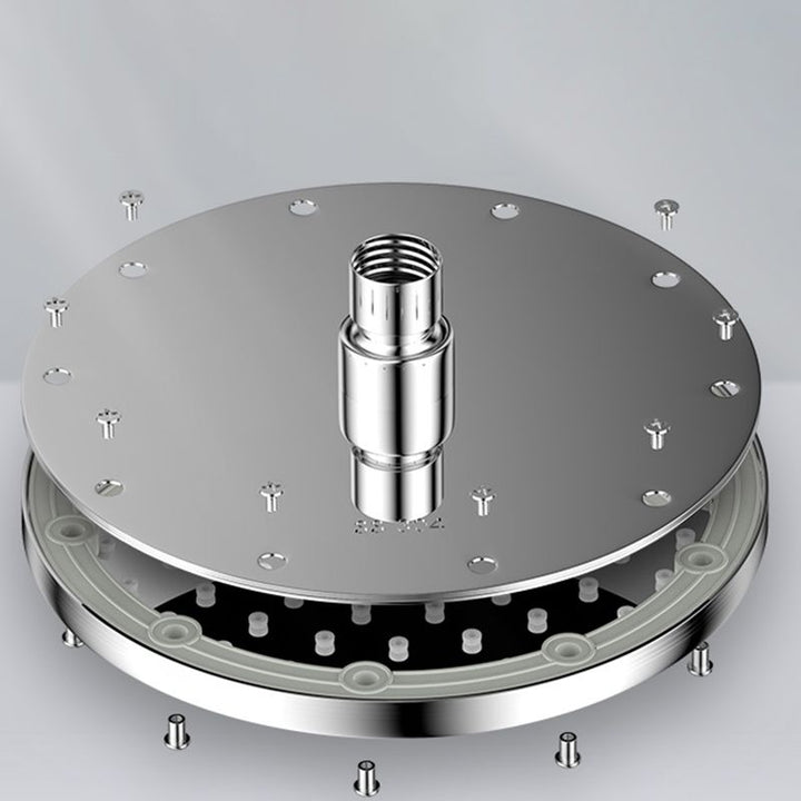 BowLift | Contemporary Showerhead Combination Dual Showerhead Stainless Steel Wall-Mounted Showerhead