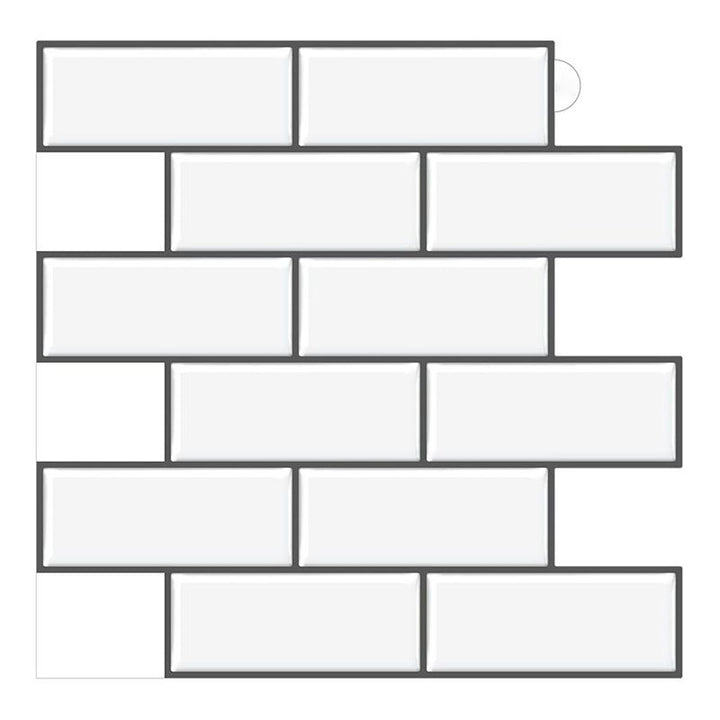 BowLift | Peel & Stick Subway Tile PVC Stain Resistant Rectangular Peel and Stick Tile for the Kitchen