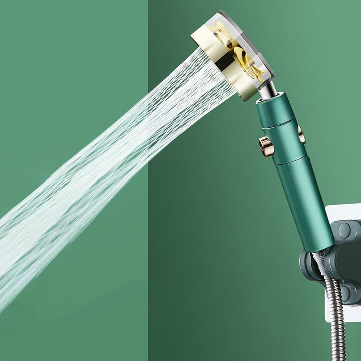 BowLift | Modern Shower Head for the Bathroom 2-Jet Massage Rain Shower Round Wall-Mounted Shower Head