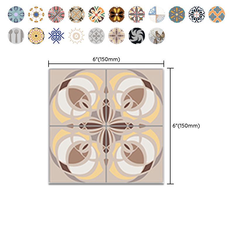 BowLift | PVC Peel and Stick Mosaic Tile Wallpaper with Square Shape