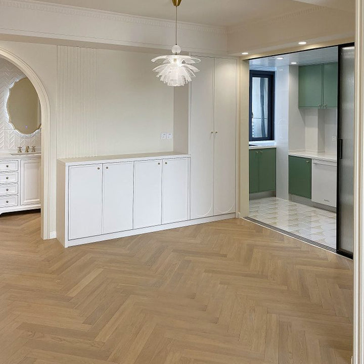 BowLift | Solid wood parquet contemporary wood decking tiles