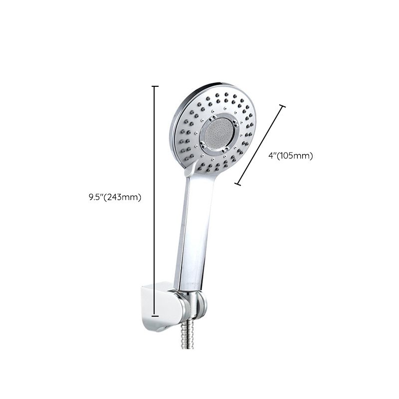 BowLift | Modern Style Round Handheld Shower Bathroom Metal Wall-Mounted Hand Shower