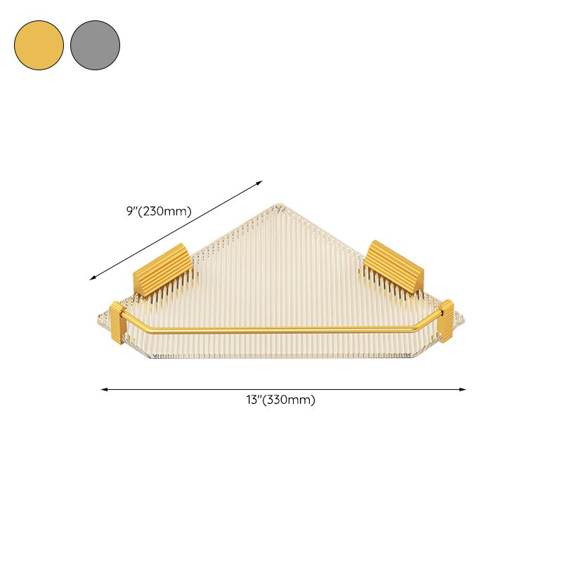BowLift | Modern Bathroom Hardware Set Towel Rack Bathroom Shelf Gray/Gold Bathroom Hardware Set