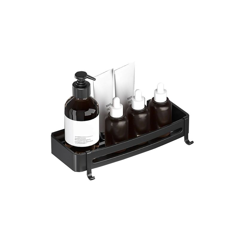 BowLift | Modern Bathroom Hardware Set Bathroom Shelf Silver/Black Bathroom Accessories Set