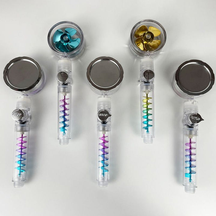 BowLift | Modern showerhead bathroom hand shower made of plastic with adjustable water flow