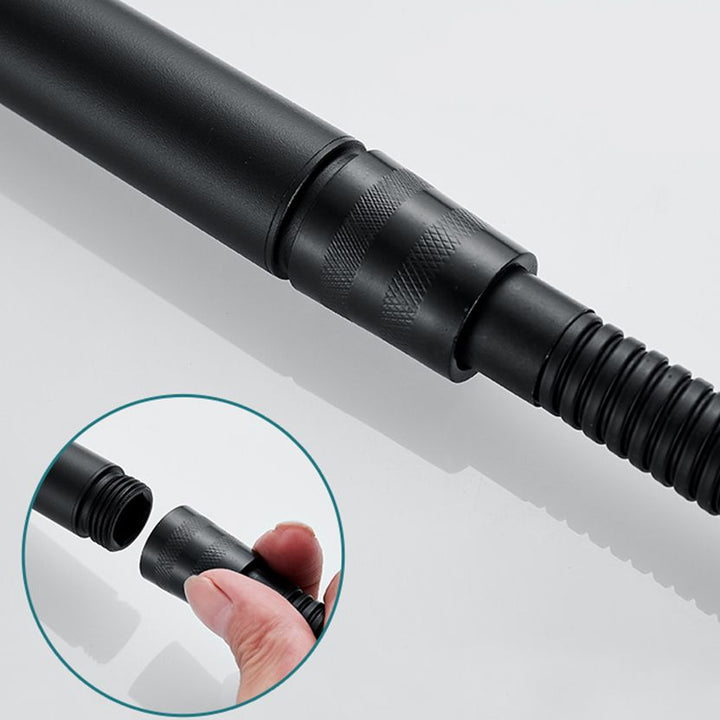 BowLift | Modern round hand shower water-saving shower head made of stainless steel