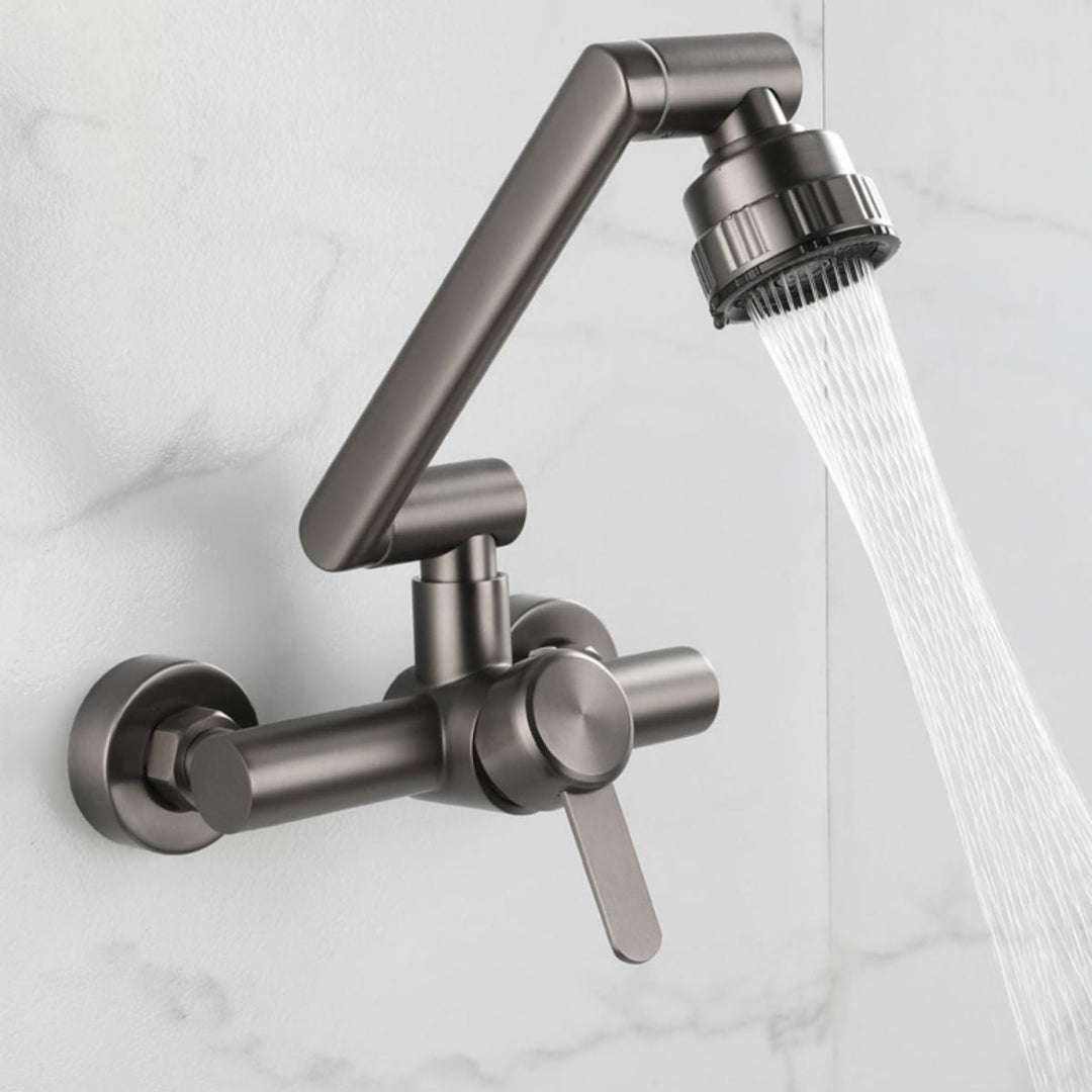 BowLift | Modern Wall-Mounted Kitchen Faucet Single Lever Faucet in Chrome