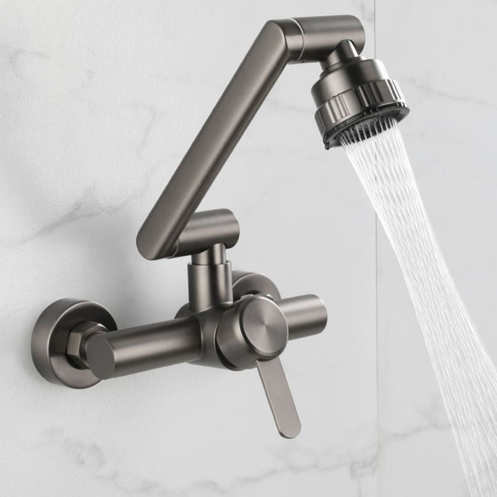 BowLift | Modern Wall-Mounted Kitchen Faucet Single Lever Faucet in Chrome