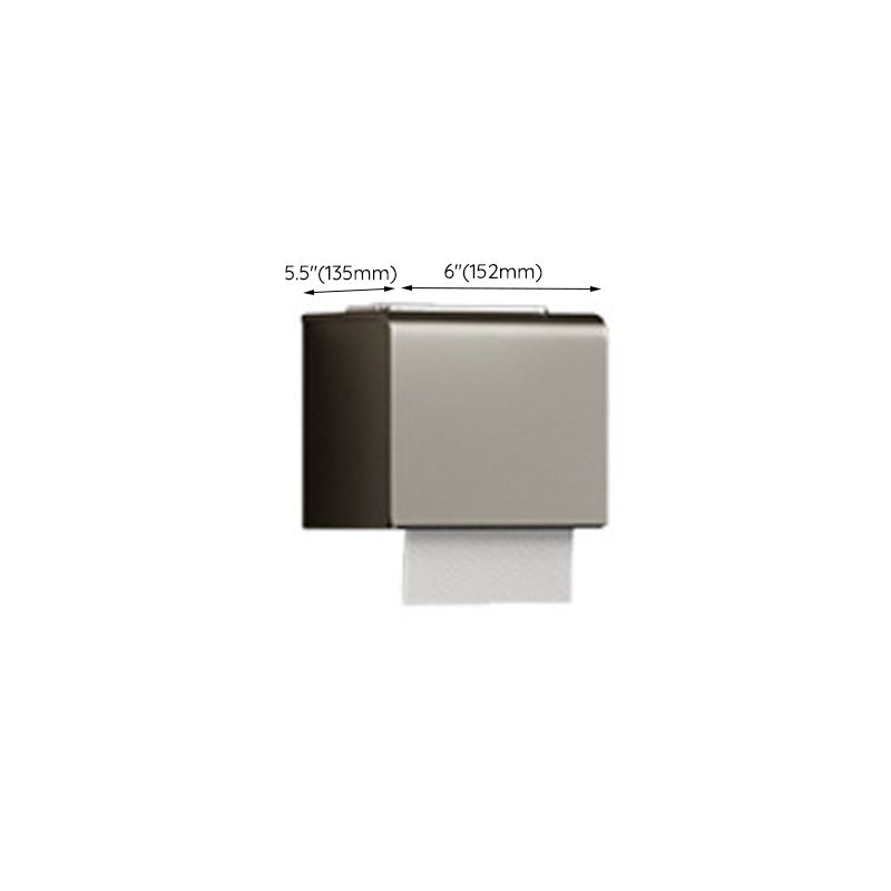 BowLift | Modern Bathroom Accessories Set in Gray with Bathroom Shelf/Towel Holder/Robe Hooks & Paper Holder