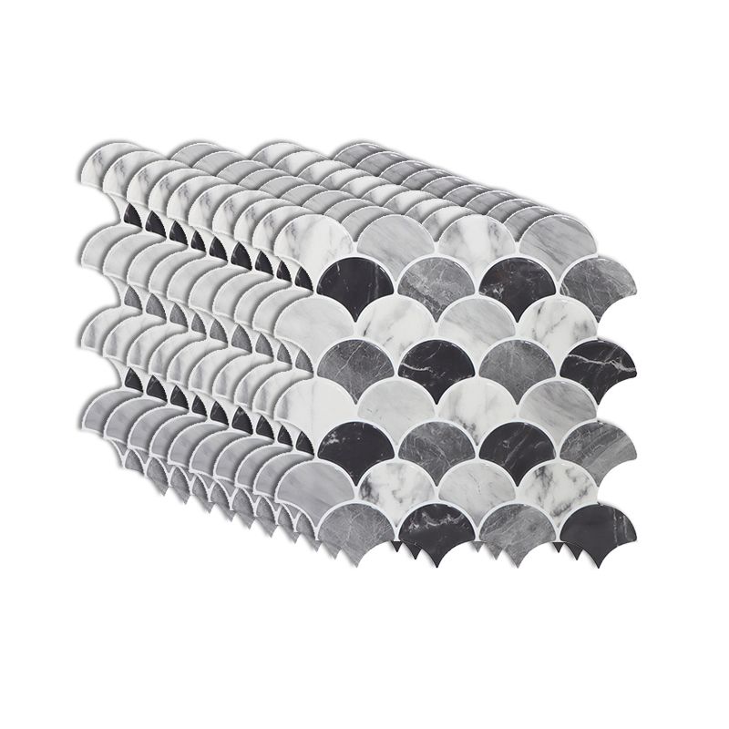 BowLift | Modern Peel and Stick Tiles PVC Fish Scales Peel and Stick Trim