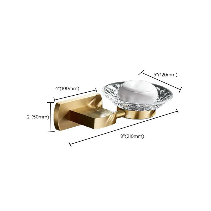 BowLift | Traditional Golden Bath Accessories Set Brass Bathroom Accessories Kit