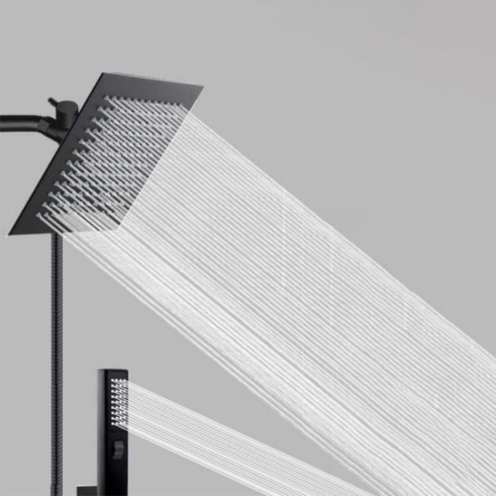 BowLift | Traditional Square Dual Shower Heads Metal Wall Mounted Dual Shower Heads