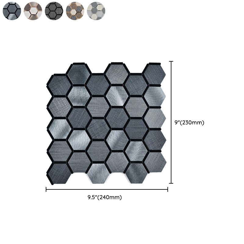 BowLift | Mosaic Tile Wallpaper Hexagonal Shape Peel and Stick Backsplash