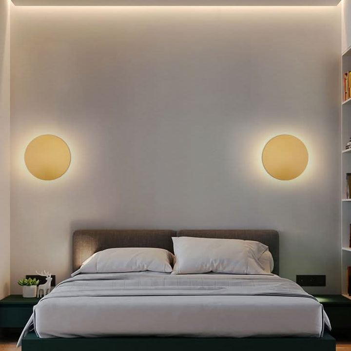 BowLift | GlowNight Metal Round LED Wall Light