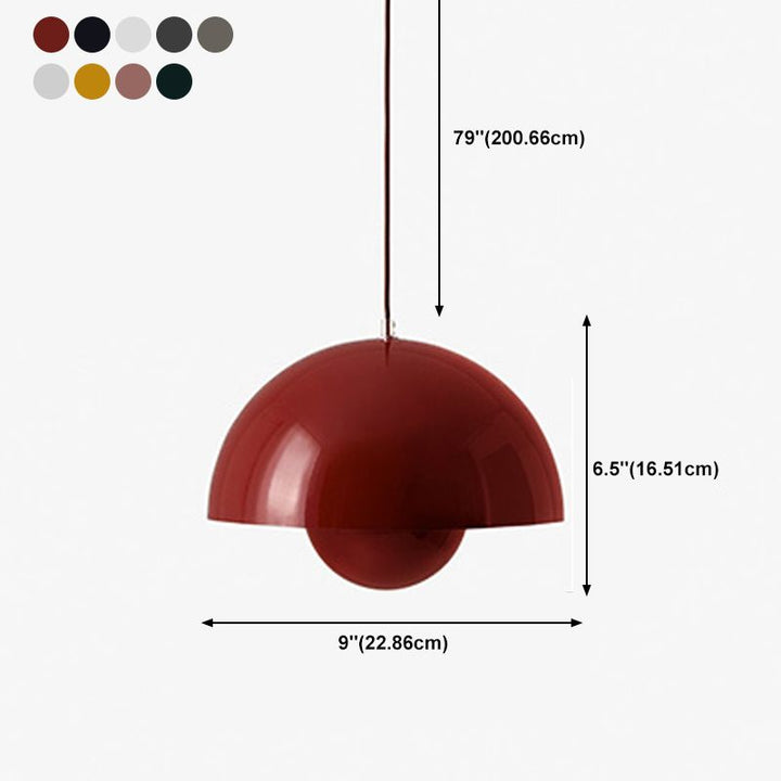 BowLift | Modern creative 1-light pendant lamp wrought iron geometric hanging lamp