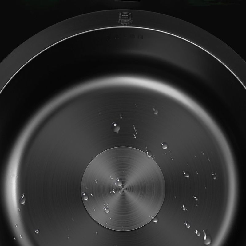 BowLift | Classic Round Sink Stainless Steel Built-in Sink Non-Slip Round Basin for the Kitchen