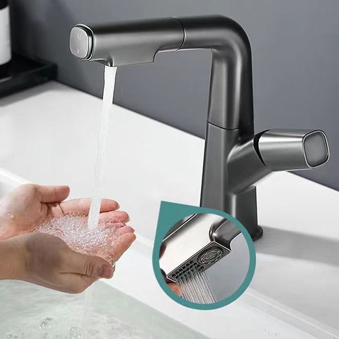 BowLift | Single-Lever Faucet Contemporary Style Basin Faucet for Bathroom