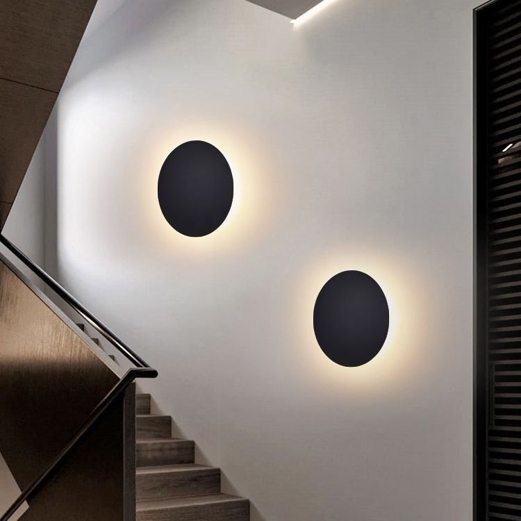 BowLift | Modern Wall Lamp Made of Metal in Round Shape for Bedroom