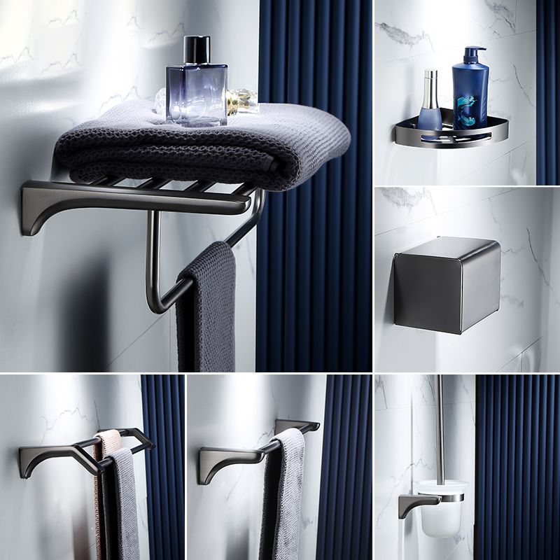 BowLift | Gray traditional bathroom hardware set stainless steel bathroom accessory set