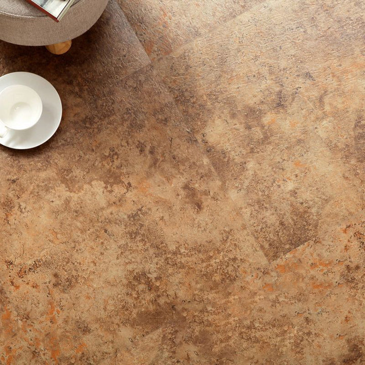 BowLift | Modern Water-Repellent Plastic Floor Fabric Look Square Edge Floor Tiles