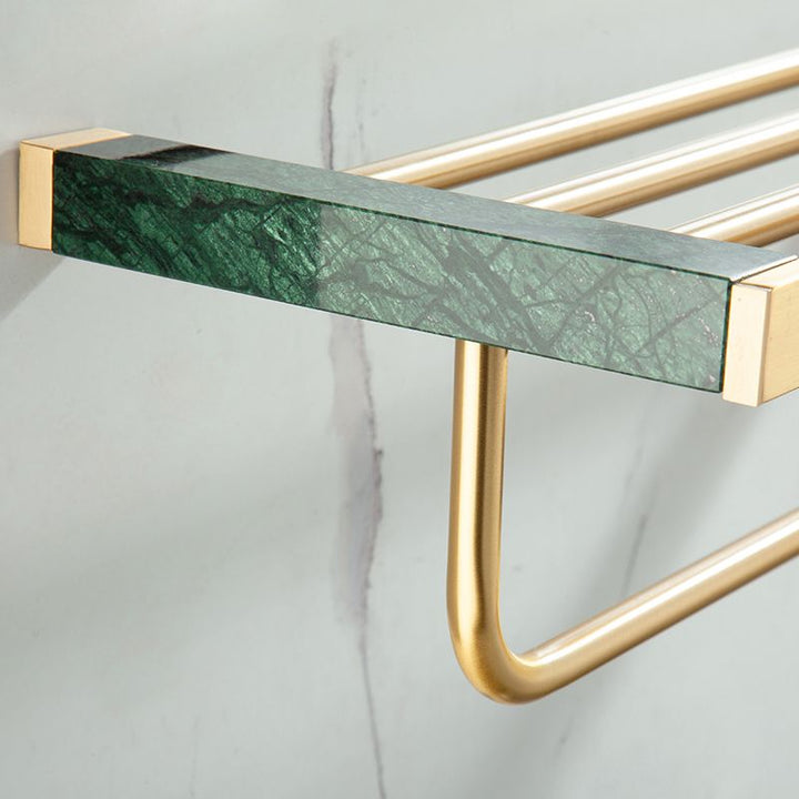 BowLift | Brass Bathroom Accessories Set Marble Bathroom Accessories Set for Home