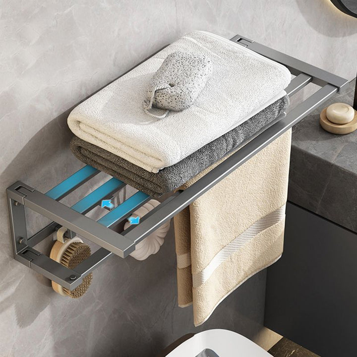 BowLift | Modern Bathroom Accessories Set Gray Bathroom Accessories Hardware Set