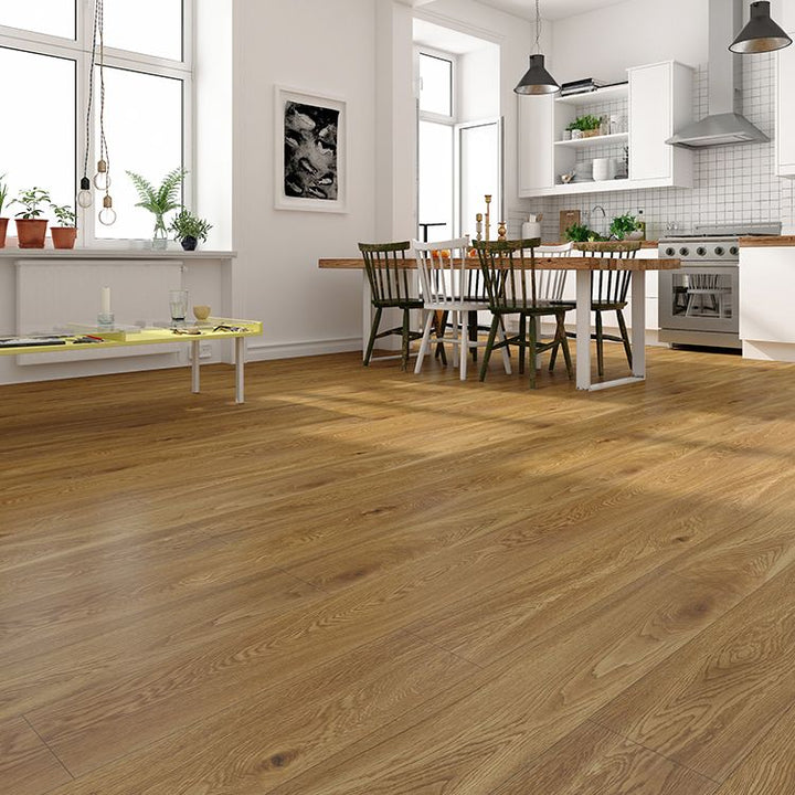 BowLift | Contemporary Laminate Flooring Light Color Wood Laminate Flooring