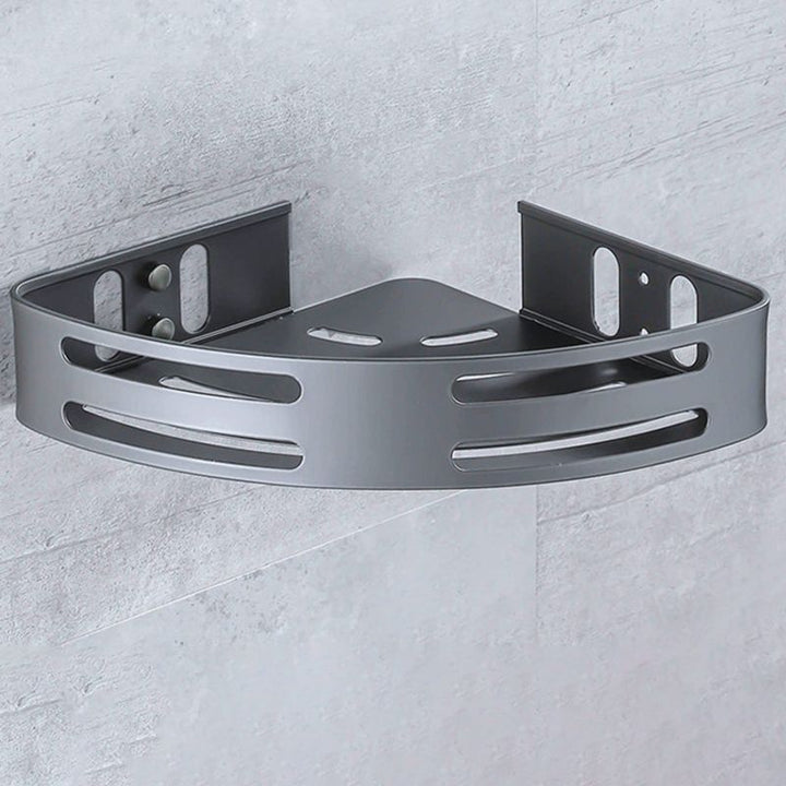 BowLift | Matt gray bathroom accessory set bathroom shelf/towel holder & paper holder included