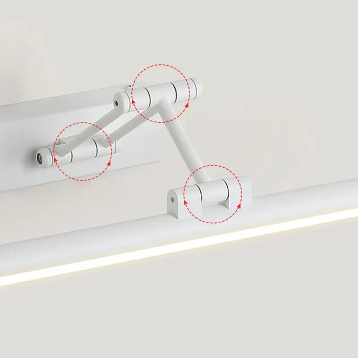 Minimalist LED Wall Light Black/White – Modern Metal Lamp for Bathroom and Indoor Use | Bowlift