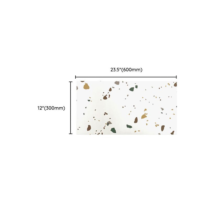 BowLift | PVC Rectangular 20 Pack 12" x 23" Peel & Stick Mosaic Tile Kitchen and Bathroom