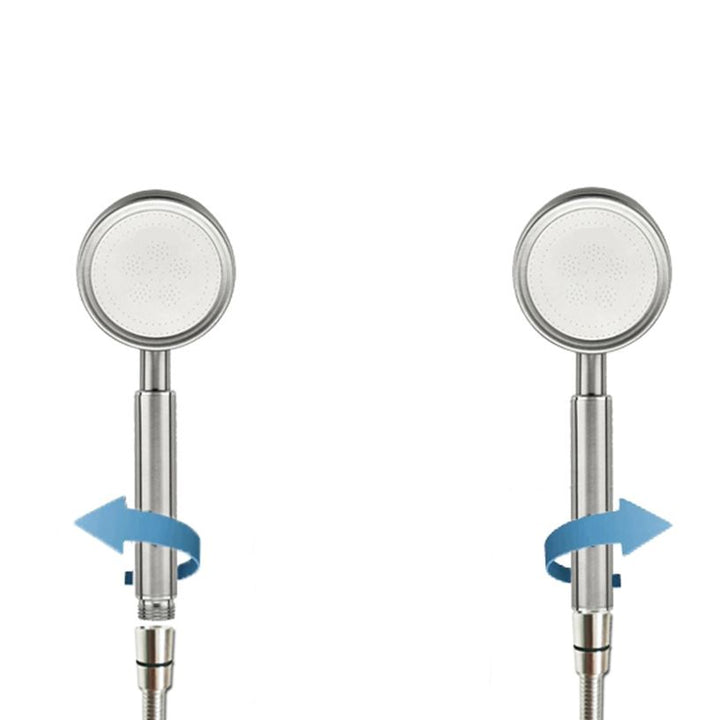 BowLift | Round Hand Shower Water-Saving Shower Head Made of Stainless Steel