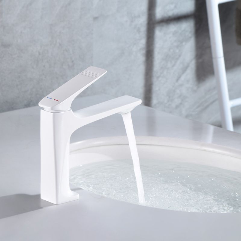 BowLift | Modern Vessel Sink Faucet Copper Lever Handle Low Arc Vessel Faucet for the Bathroom