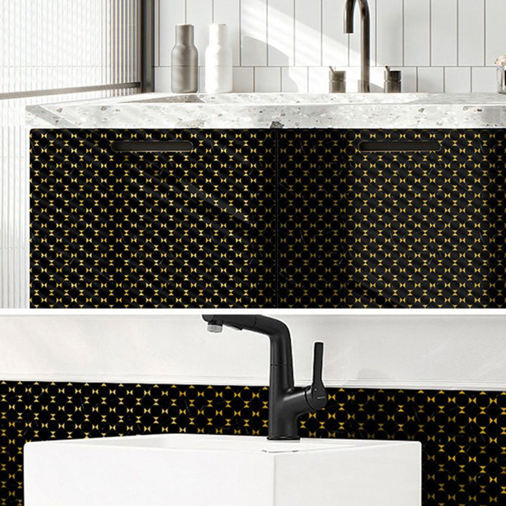 BowLift | Peel & Stick Mosaic Tile Square Plastic Stain Resistant Tile - Peel & Stick for Shower