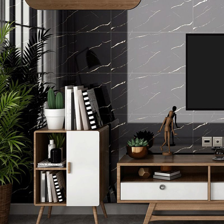 BowLift | Modern Peel and Stick Backsplash Tiles Rectangular Home Depot Peel and Stick Tiles