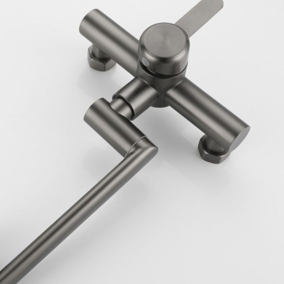 BowLift | Modern Wall-Mounted Kitchen Faucet Single Lever Faucet in Chrome