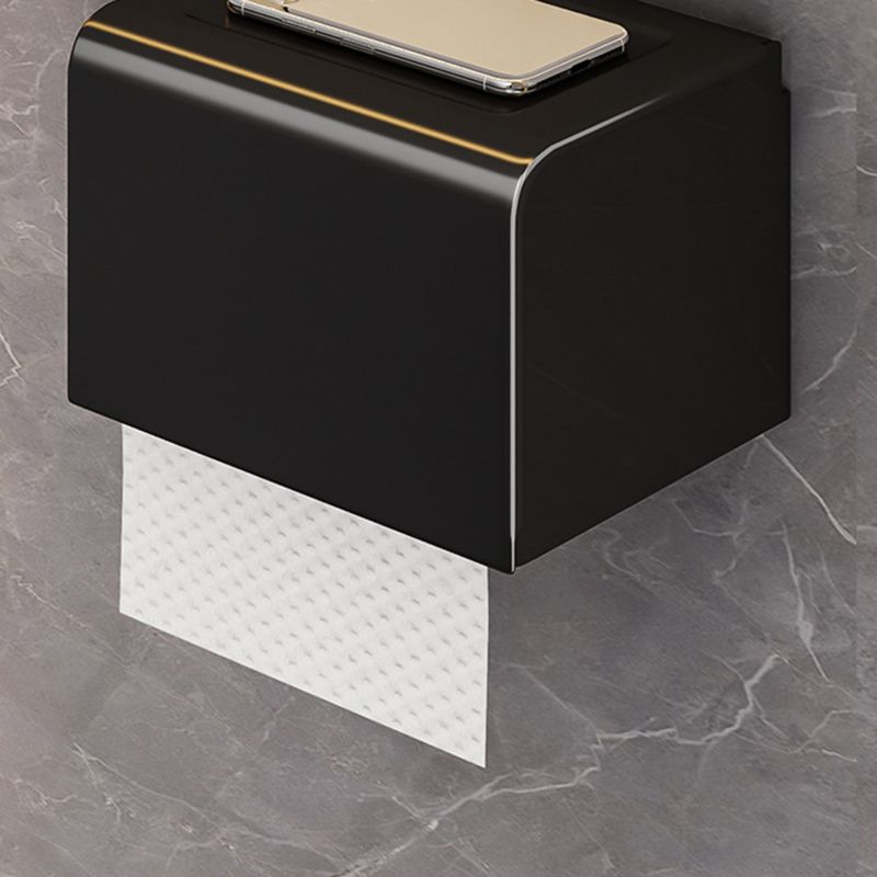 BowLift | Modern black metal bath hardware set towel bar bathroom hardware set