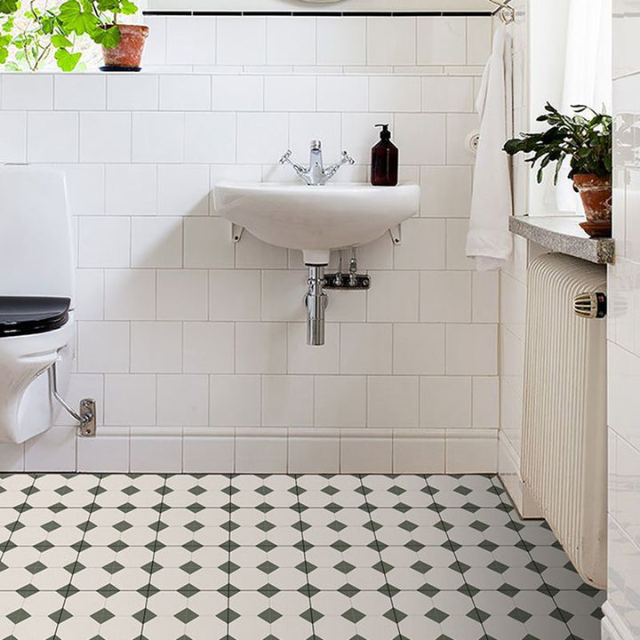 BowLift | Square Peel & Stick Tile with Pattern Waterproof Tile for Splash Guard Wall