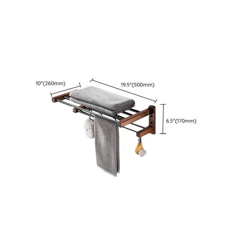 BowLift | Modern black bathroom set bathroom shelf towel bar bathroom accessories set