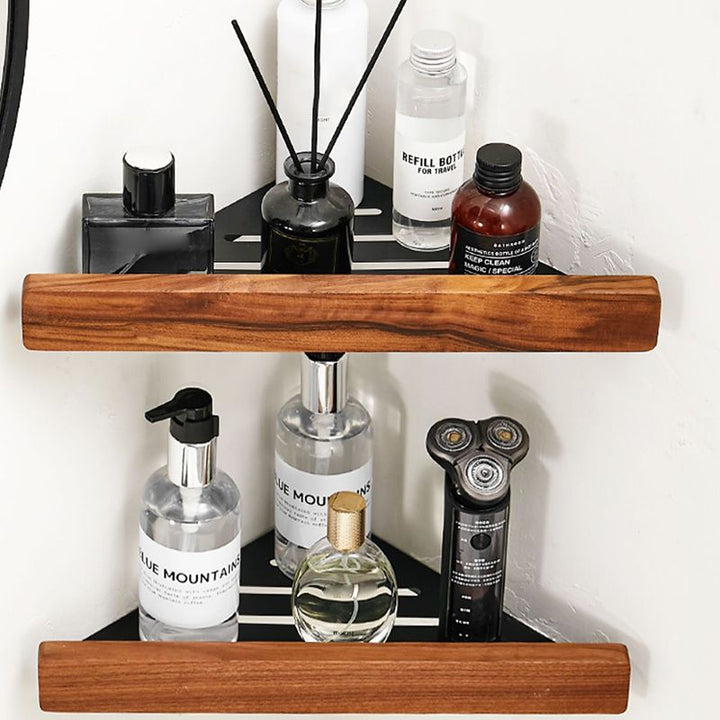 BowLift | Solid Wood Bathroom Accessories Set Folding Metal Bathroom Accessories
