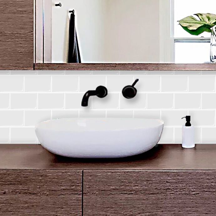 BowLift | Modern Tile Peel & Stick PVC Rectangular Subway Tile Peel and Stick Wall Tile