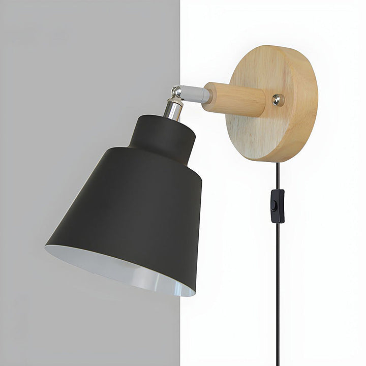 BowLift | Wall Light With Wood Accent For Bedroom