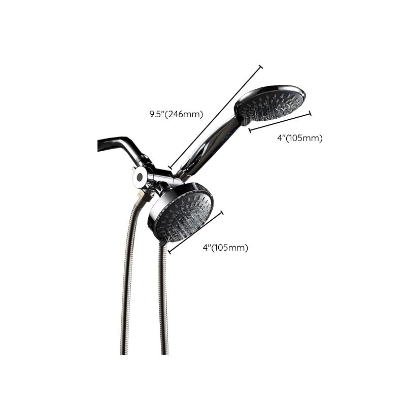 BowLift | Traditional Dual Shower Heads Home Metal Round Shape Dual Shower
